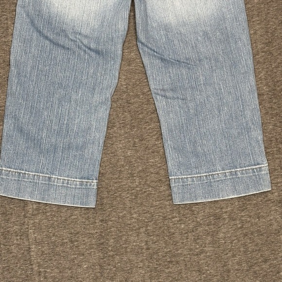 Eddie Bauer Capri Cropped Stretch Denim Blue Jeans Womens Size 6 Tall - Picture 8 of 9
